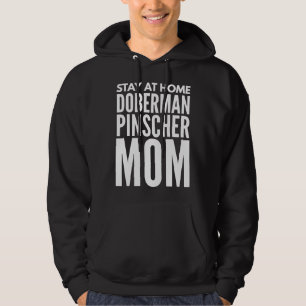 Doberman Pinscher Mum Fitted Scoop Hoodie