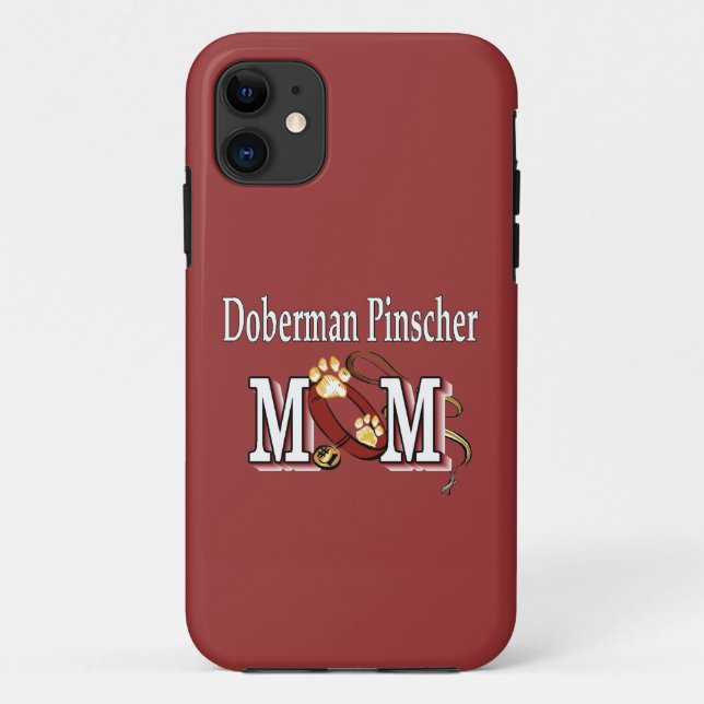 Doberman Pinscher Mum Gifts Case-Mate iPhone Case (Back)