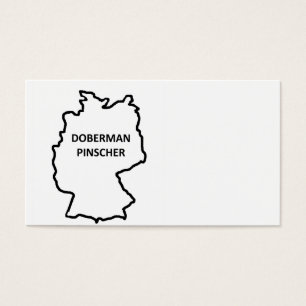 doberman pinscher origin outline