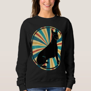 Doberman Pinscher Owner Dog  Animal Pet Retro Dobe Sweatshirt