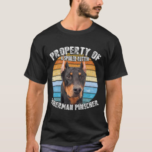 Doberman Pinscher Owner  Retro Vintage T-Shirt