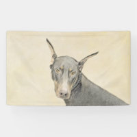Doberman Pinscher Painting - Original Dog Art