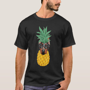 Doberman Pinscher Pineapple Dog T-Shirt