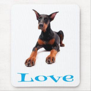 Doberman Pinscher Puppy Dog Mousepad