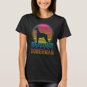Doberman Pinscher Retro Vintage 80s Style Dog T-Shirt