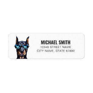 Doberman Pinscher Return Address Labels