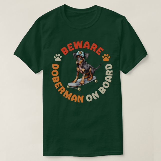 Doberman Pinscher T-Shirt (Design Front)
