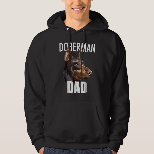 Doberman Pinscher Tee Best Doberman Dad Ever  Dog (Front)