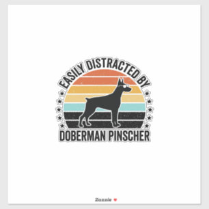 Doberman Pinscher Vintage Sunset Graphic Tee Desig
