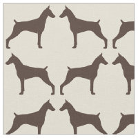 Doberman Pinschers | Dog Silhouettes Patterned