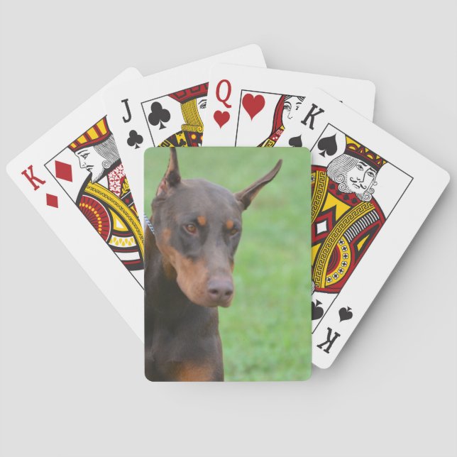 Doberman Playing Cards (Back)