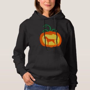 Doberman Pumpkin Lantern Dog Lover Halloween Costu Hoodie