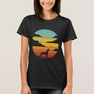 Doberman Retro Vintage Sunset S S For Men Women Bo T-Shirt