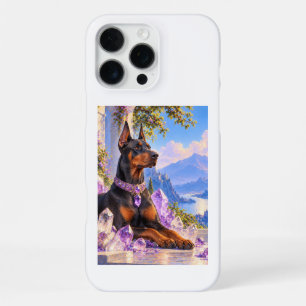 DOBERMAN royal dobermans amethyst crystal iPhone 16 Pro Max Case