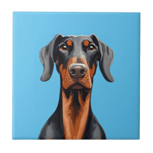 Doberman Tile