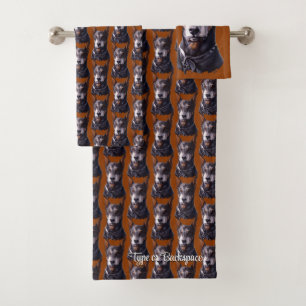 Doberman Towel Set Personalised Doberman Towels