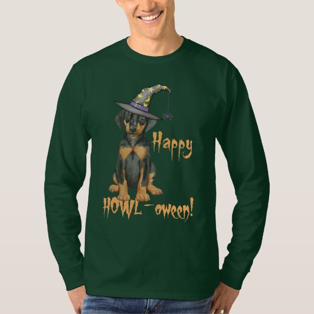 Doberman Witch T-Shirt (Front)