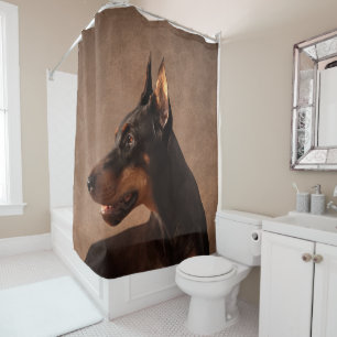 Dobermann - Doberman Pinscher Shower Curtain