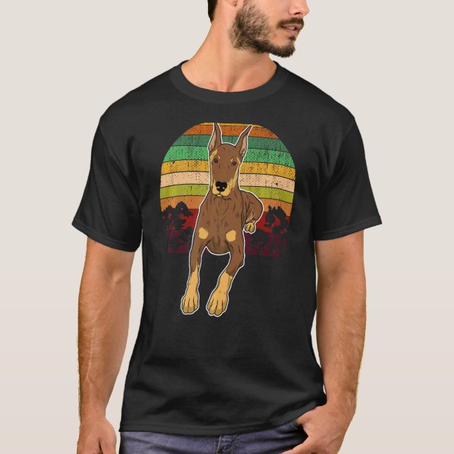 Dobermann Dog Breed  126 T-Shirt (Front)