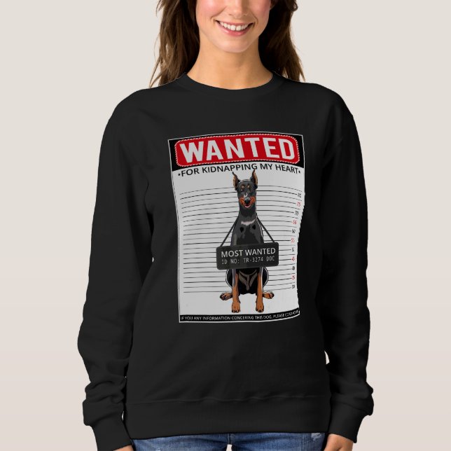 Dobermann Dog Breed  20 Sweatshirt (Front)