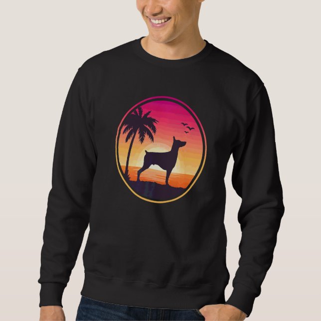 Dobermann Dog Breed  25 Sweatshirt (Front)