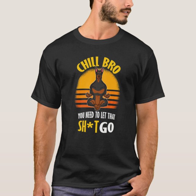 Dobermann Dog Breed  34 T-Shirt (Front)