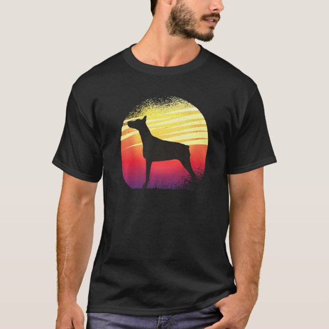 Dobermann Dog Breed  48 T-Shirt (Front)