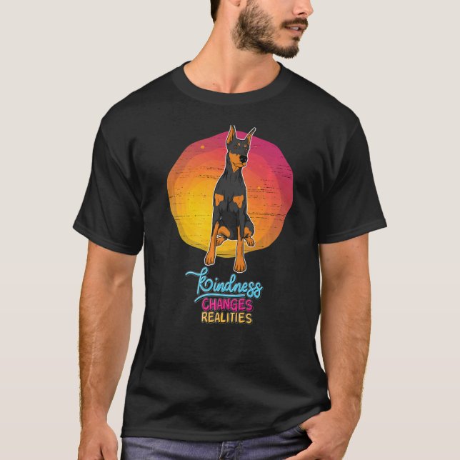 Dobermann Dog Breed  4 T-Shirt (Front)