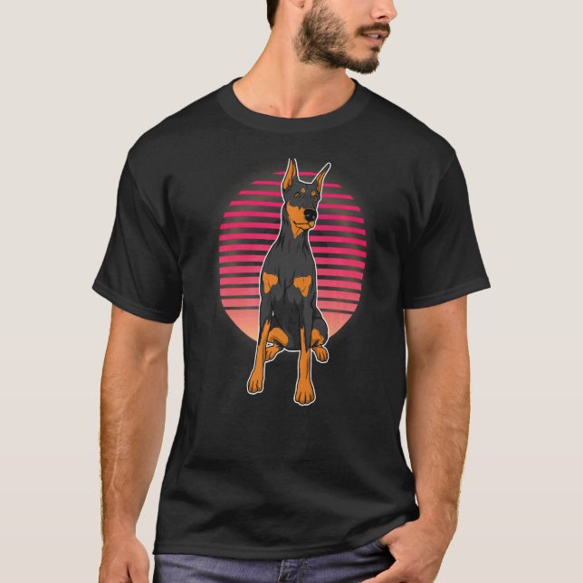 Dobermann Dog Breed  5 T-Shirt (Front)