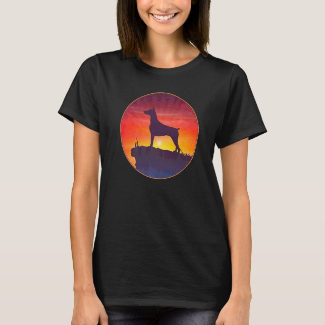 Dobermann Dog Breed  5 T-Shirt (Front)