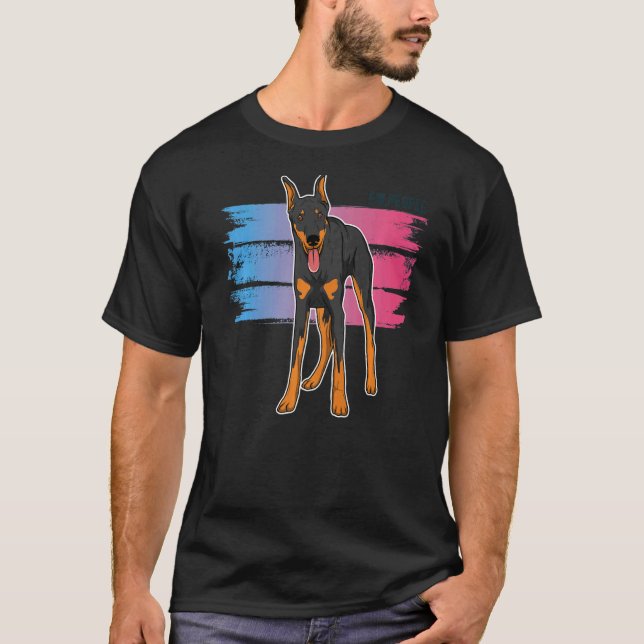 Dobermann Dog Breed  66 T-Shirt (Front)