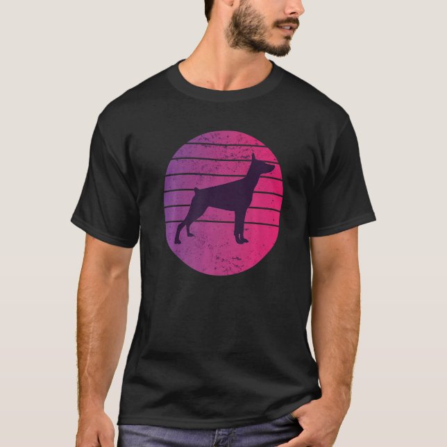 Dobermann Dog Breed  8 T-Shirt (Front)