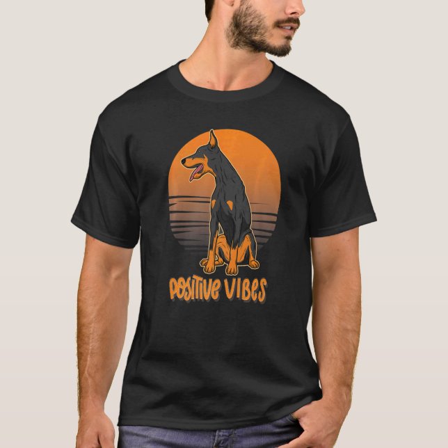 Dobermann Dog Breed  91 T-Shirt (Front)