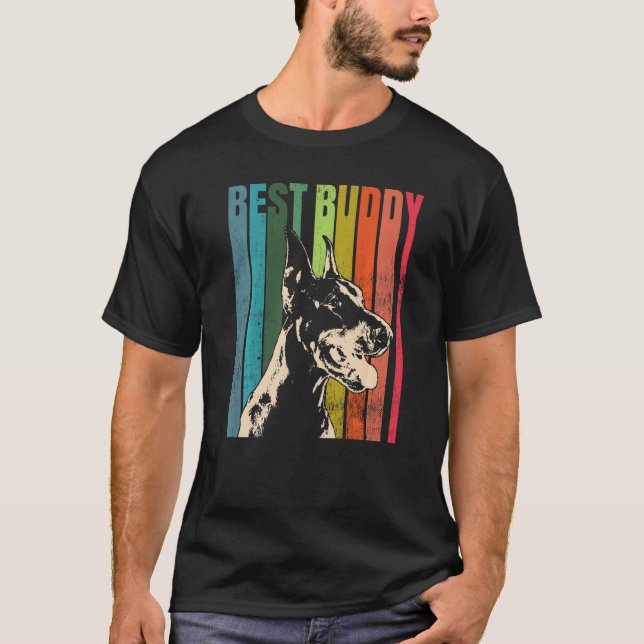 Dobermann Dog Breed T-Shirt (Front)