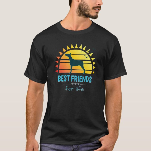 Dobermann Dog Breed T-Shirt (Front)