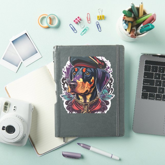 Dobermann Dog Pirate (iPad Cover)