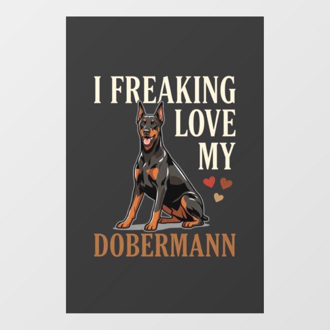 Dobermann Love Dog Lover (Sheet)