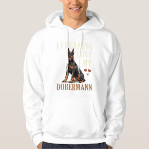 Dobermann Love Dog Lover Hoodie