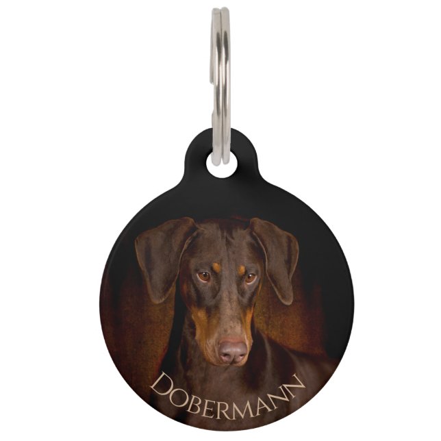 Dobermann Pet Tag (Front)