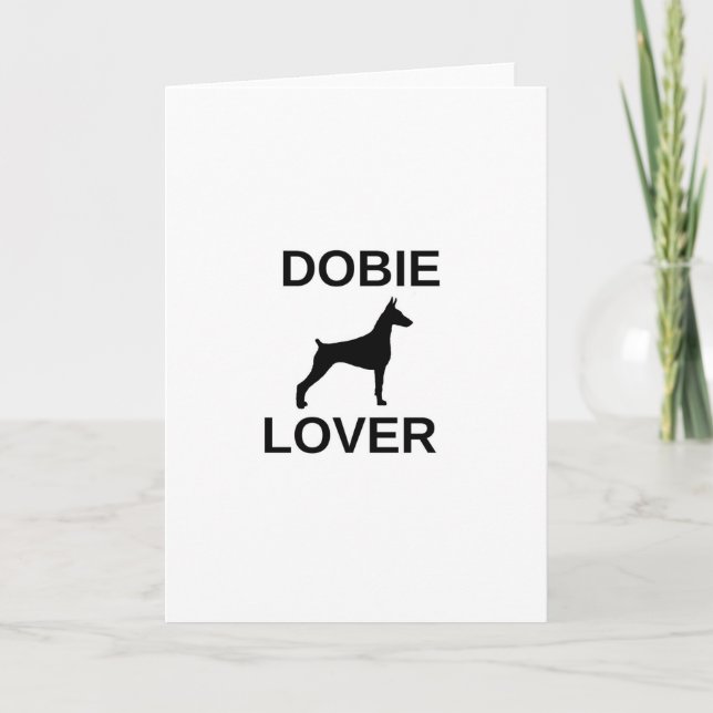 dobie lover 2 holiday card (Front)
