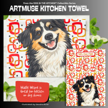 DOBRO- Aussie - ArtMuse Kitchen Towels 