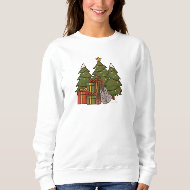Dobro Christmas family Forest Sweatshirt (Front)