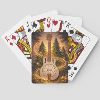 Dobro Forest glowing woodland reverie Playing Cards
