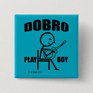 Dobro Play Boy 15 Cm Square Badge
