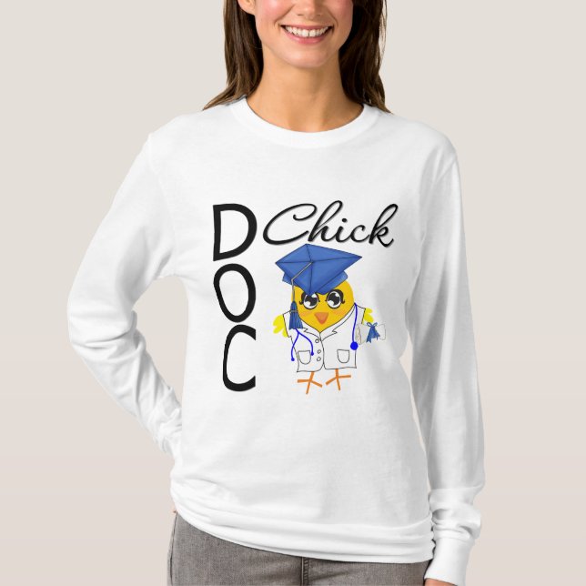 Doc Chick Medical School Grad T-Shirt (Front)