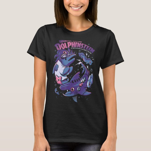 Doc Dolphinstein  Doctor Dolphin Shark T-Shirt (Front)
