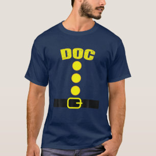 Doc Dwarf Costume Colour Matching Family Doc Dwarf T-Shirt