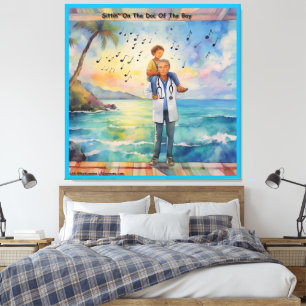  Doc of the Bay: Soulful Shores & Healing Humour  Canvas Print