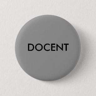 DOCENT 6 CM ROUND BADGE