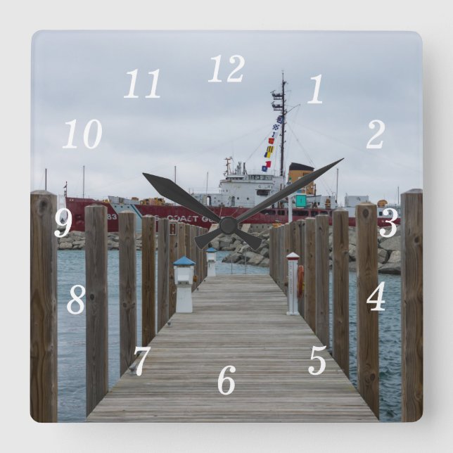 Dock and Icebreaker Museum Wall Clock (Front)